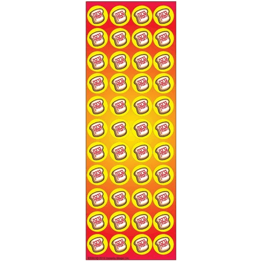 Birchas Hamazon Bread Circle Stickers, Pack of 6 Sheets