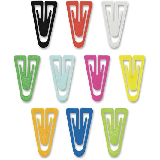 Plastic Small Triangular Paper Clips Pack Of 100