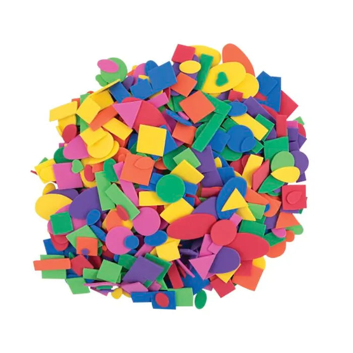 WonderFoam Assorted Shapes, Assorted Colors, 720pc
