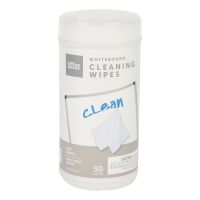 Dry-Erase Board Cleaning Wipes, 6" x 9", Pack Of 50