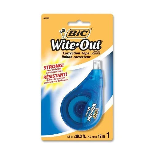 BIC Wite Out Brand EZ Correct Correction Tape, 1/6" x 471 3/5"