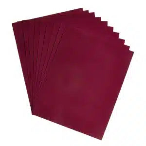 Velour Paper 20" x 27" Burgundy Each