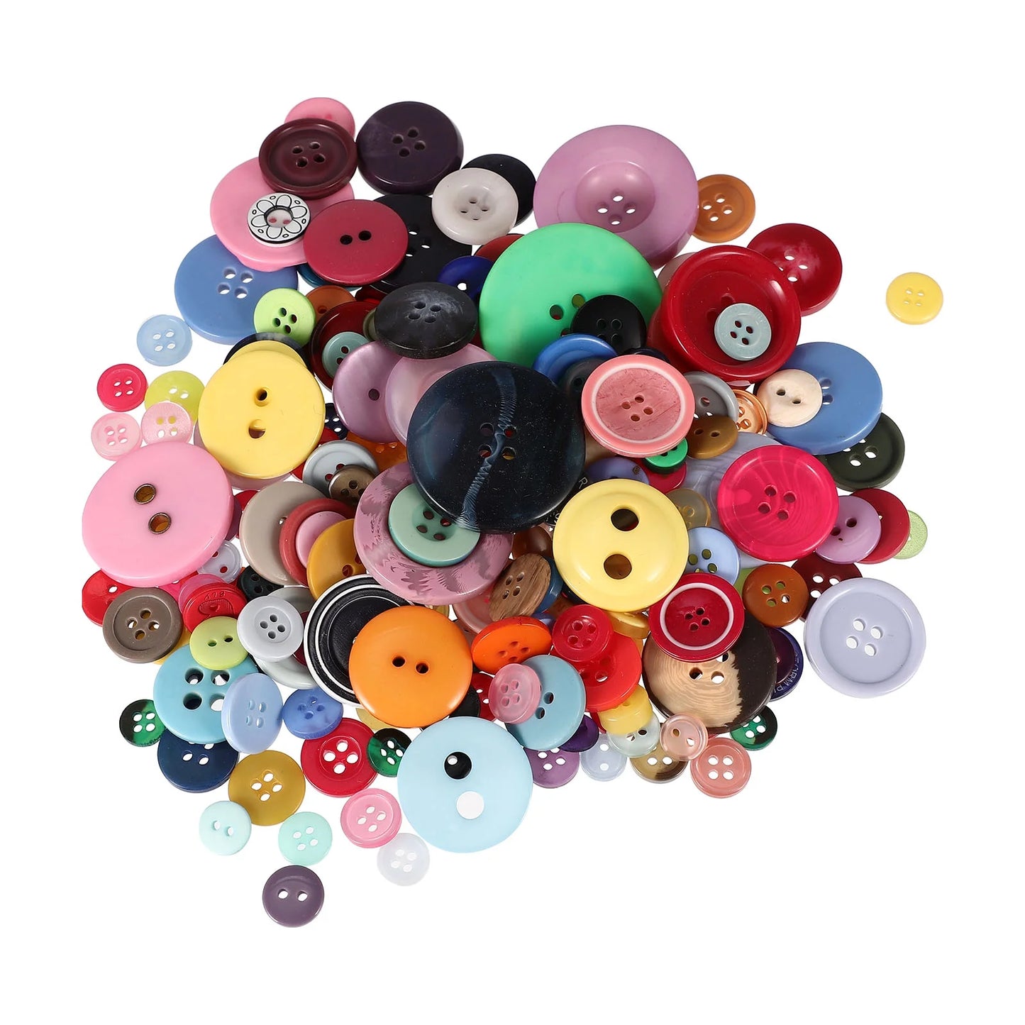 Assorted Colors, Shape & Sizes Buttons 150g 5.3oz