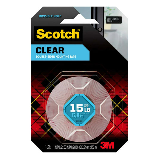 Scotch Clear Double-Sided Mounting Tape