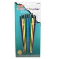 Artist Brushes, Assorted Sizes & Colors, 10/Pack