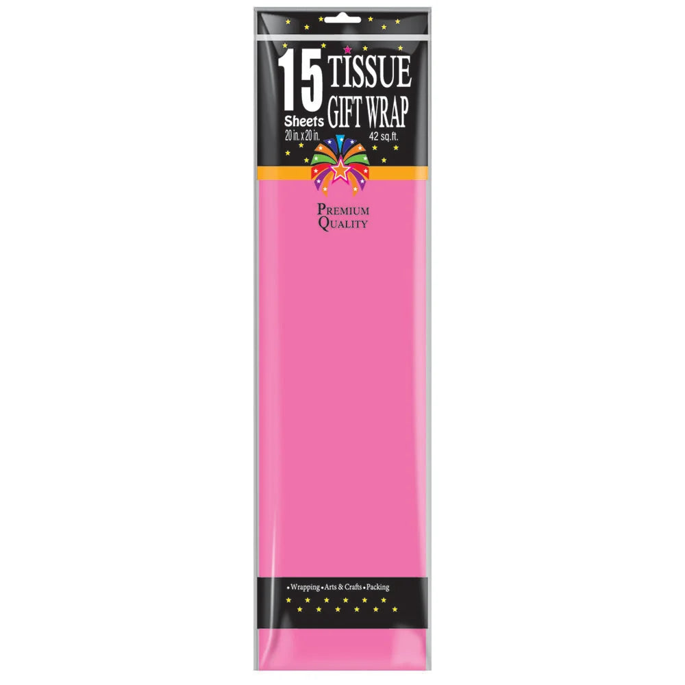 Pink Tissue Paper, 20x20" 15ct