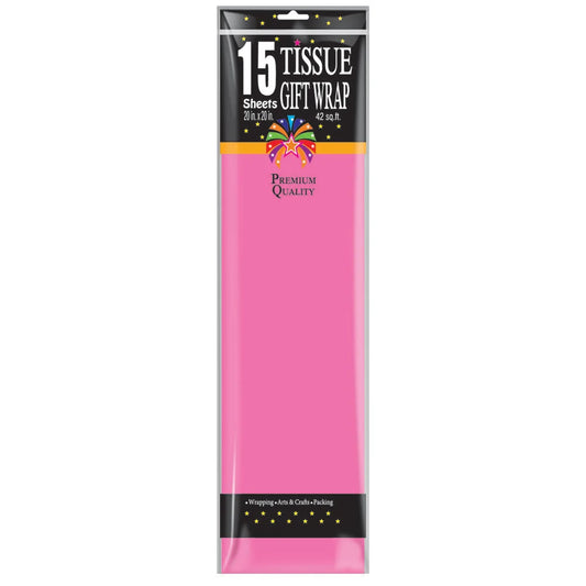 Pink Tissue Paper, 20x20" 15ct