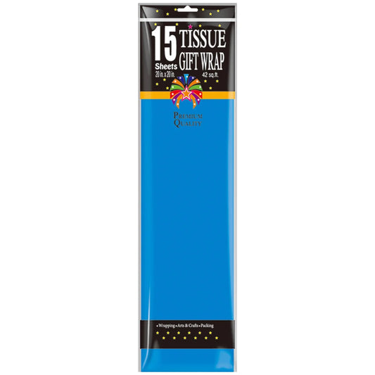 Sky Blue Tissue Paper, 20x20" 15ct