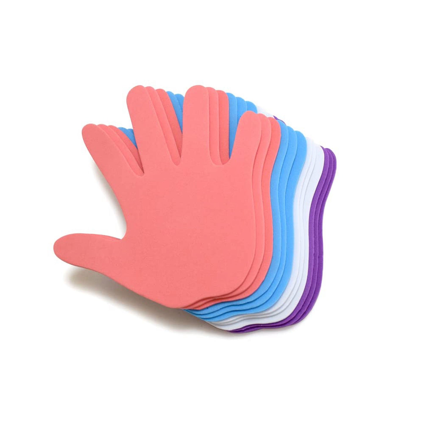 Colorful Crafty Foam Hand Shapes 12/pk