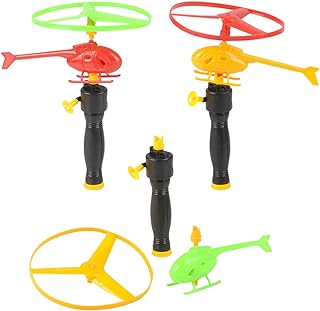 5" Rip Cord Flying Helicopter, 12 Pcs