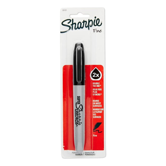 Super Sharpie Permanent Markers, Black, Each