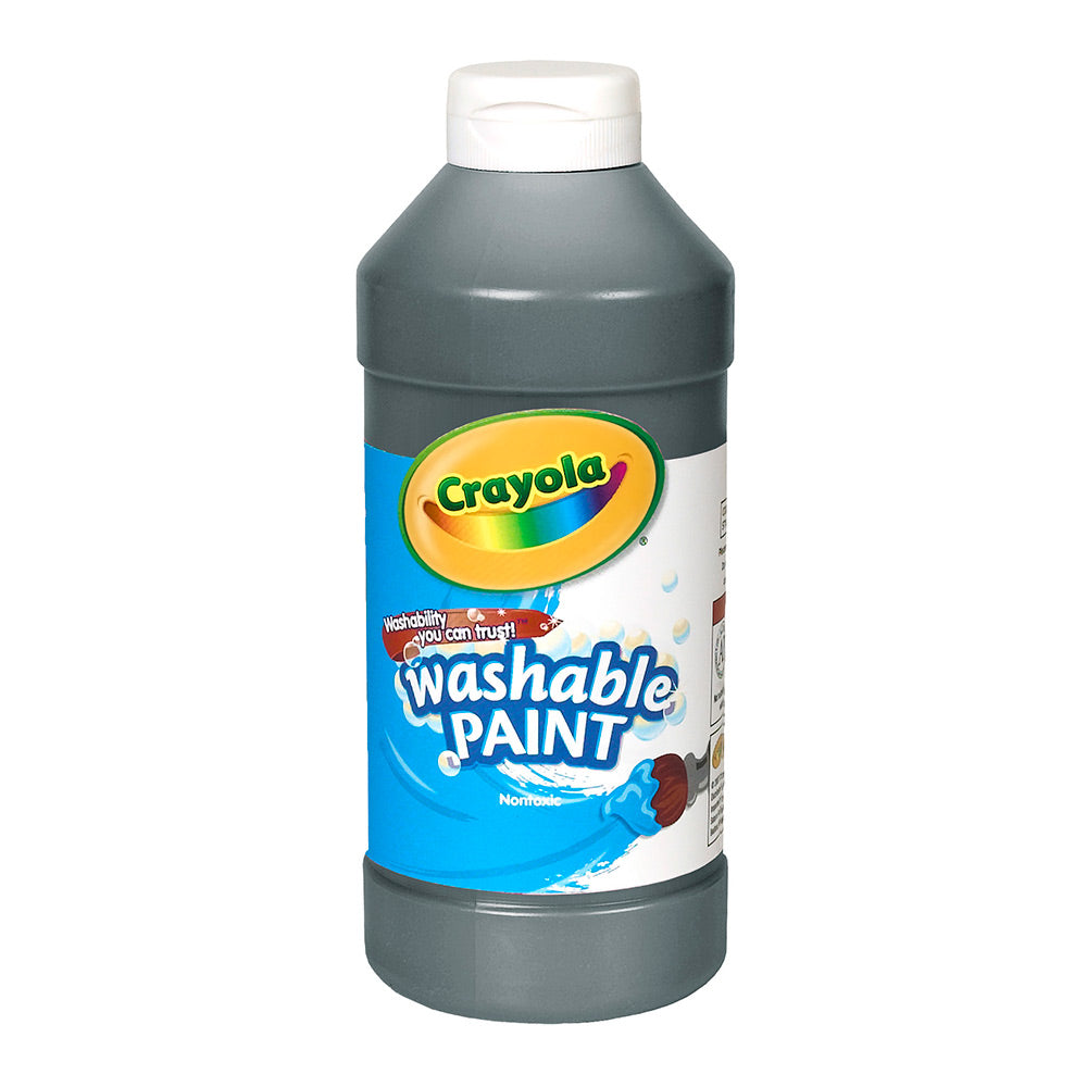 Crayola Washable Paint, 16 oz, Black