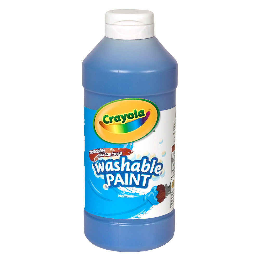 Crayola Washable Paint, 16 oz, Blue