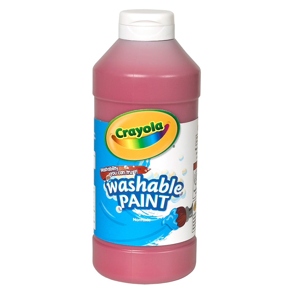 Crayola Washable Paint, 16 oz, Red
