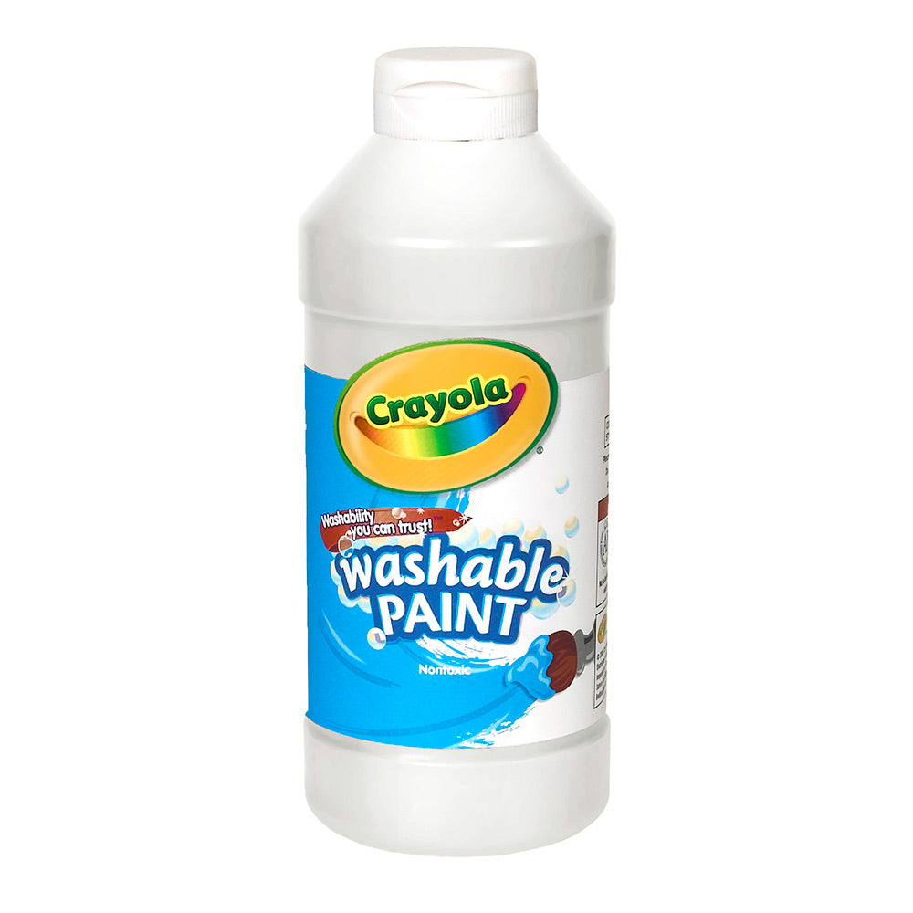 Crayola Washable Paint, 16 oz, White