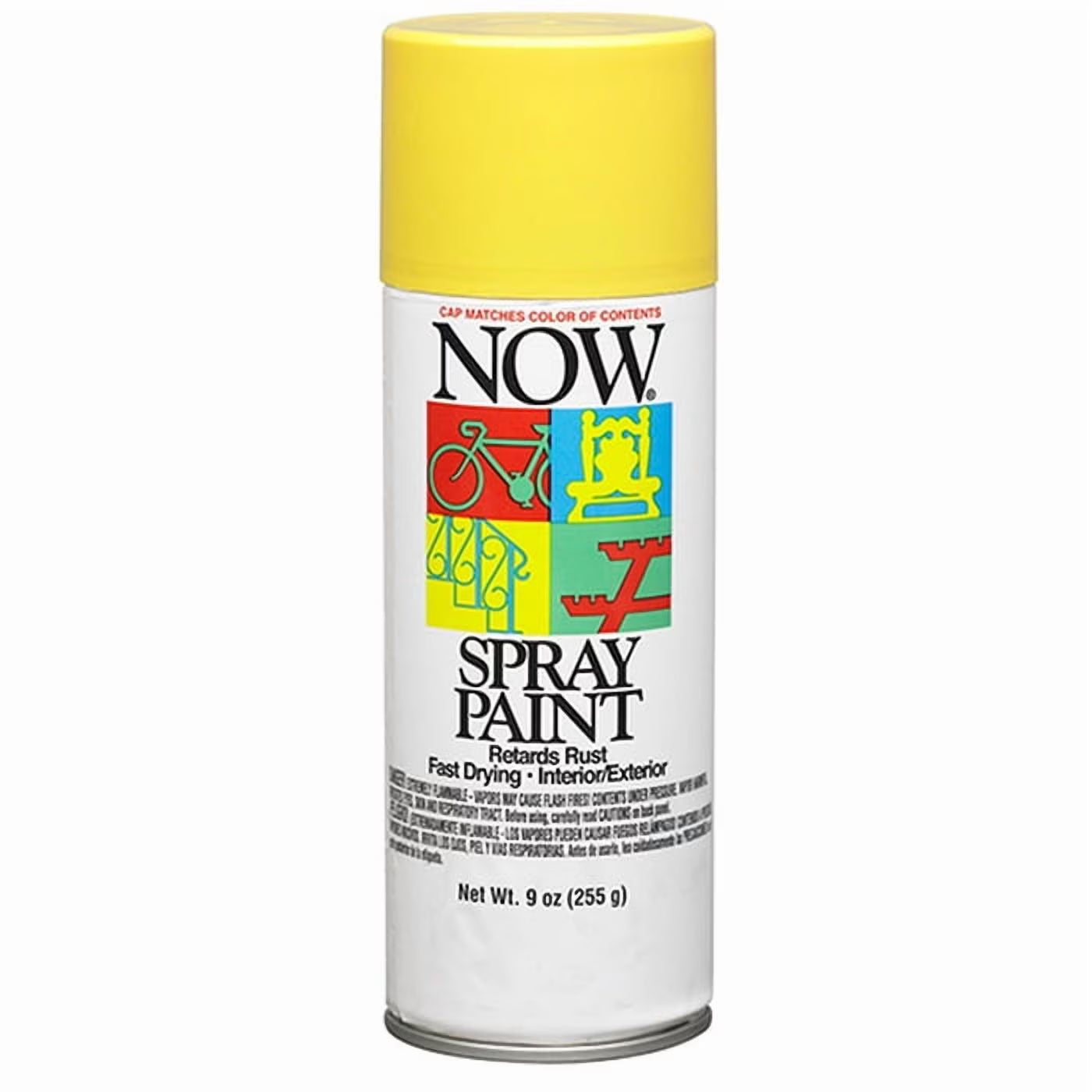 Krylon now Spray Paint 9oz Gloss, Sunshine Yellow