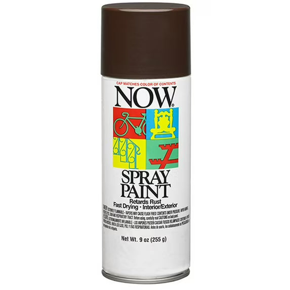 Krylon now Spray Paint 9oz Gloss, Brown