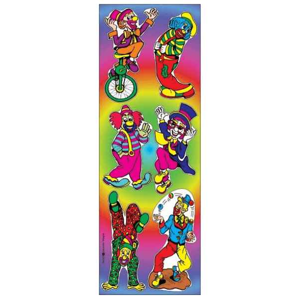 6025 Purim Clown Die-cut Stickers