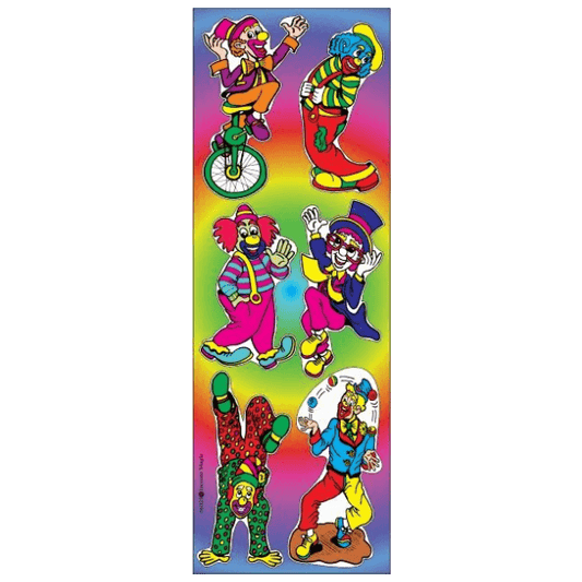 6025 Purim Clown Die-cut Stickers