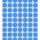 1/2" Dia. Color Coding Labels, Light Blue, 800/Bx