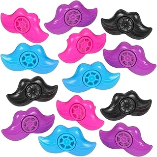 2.5" Mustache Lip Whistles 12 pcs