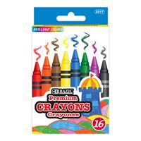 BAZIC 16 Color Premium Crayons