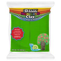 1 lb. Modeling Clays Individual Solid Color Packs Green