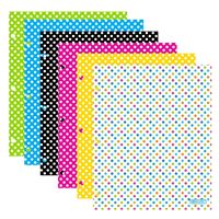 Polka Dot 2-Pocket Portfolios, Color May Vary