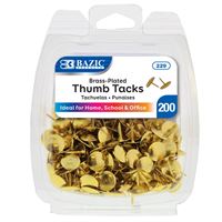Thumb Tack Brass (Gold) (200/Pack)