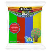 1 lb. Modeling Clays Individual Solid Color Packs Assorted