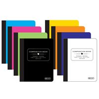 Composition Book Wide Ruled Poly Cover 70 Sheets Color May Vary
