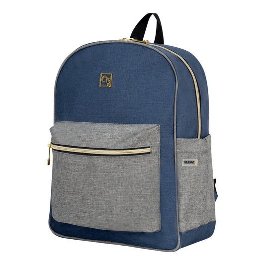 Elesac: 14" Blue / Grey Backpack
