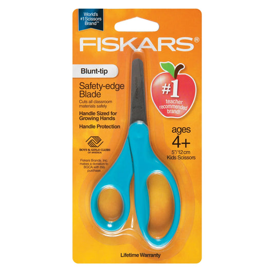 Fiskars 5" Blunt-Tip Kids Scissors Color may vary