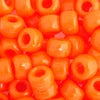 Crow Bead/Pony Bead Opaque 9mm Orange 1000pcs