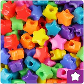 Star Pony Beads (13 mm), 200 Pcs.