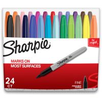 Sharpie Fine Point Permanent Marker Assorted Color 24 Pack