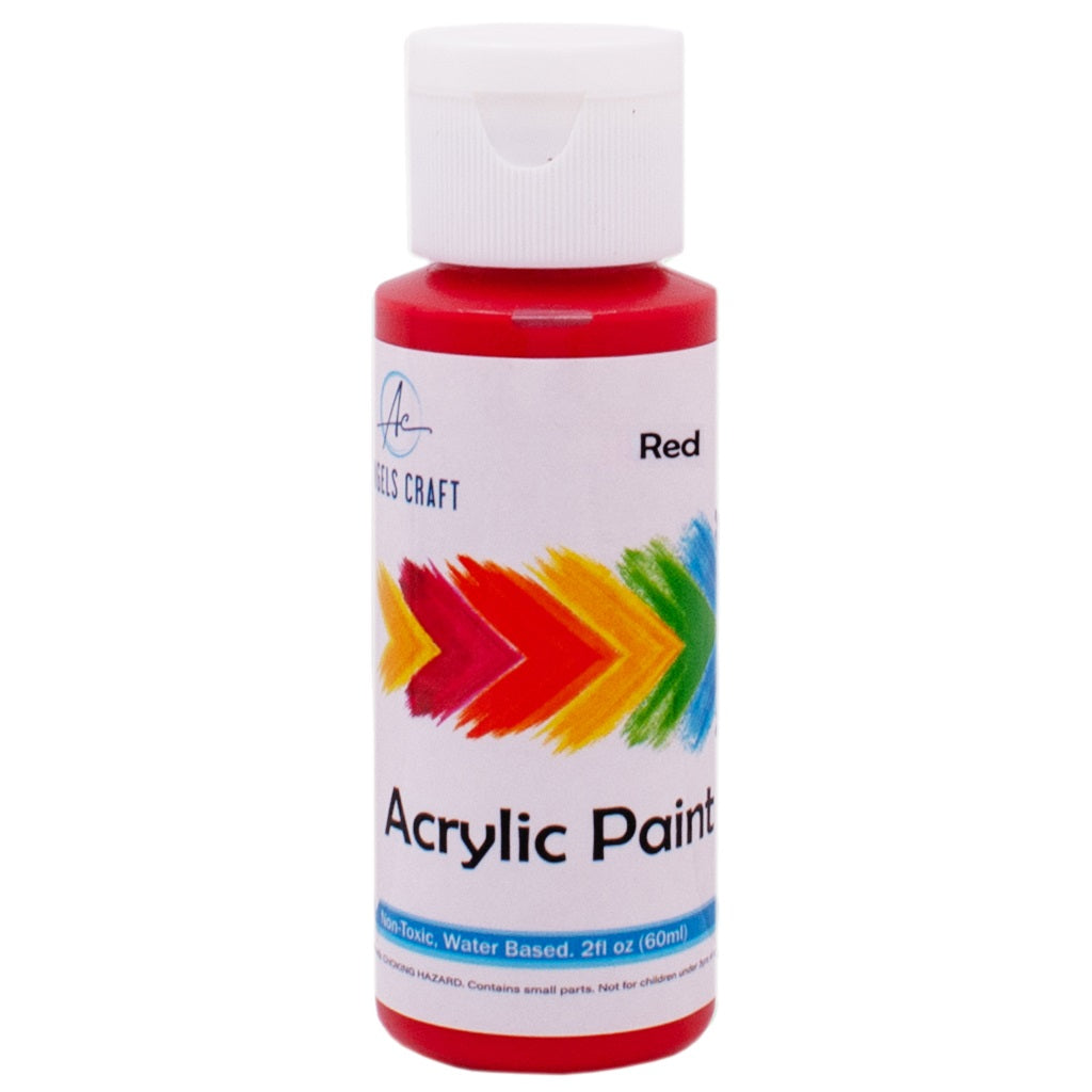 Acrylic Paint, Red, 2fl oz