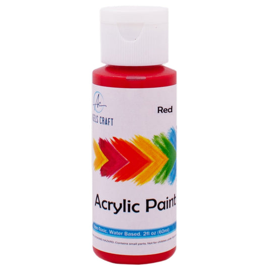 Acrylic Paint, Red, 2fl oz