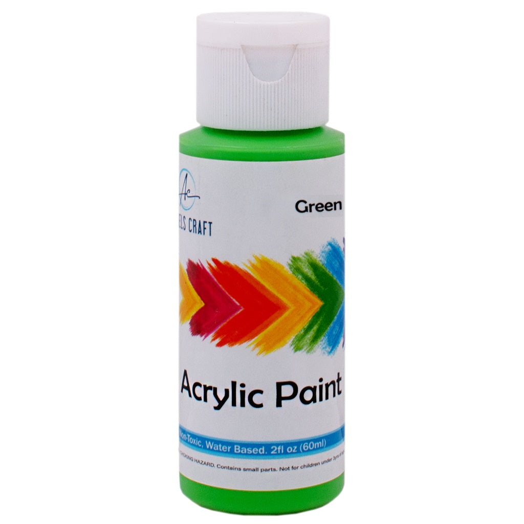 Acrylic Paint, Green, 2fl oz