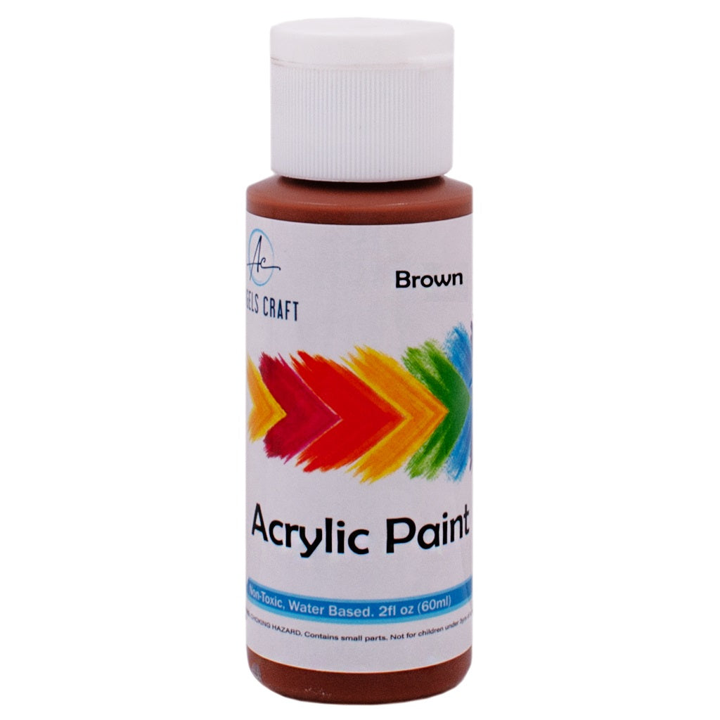 Acrylic Paint, Brown, 2fl oz