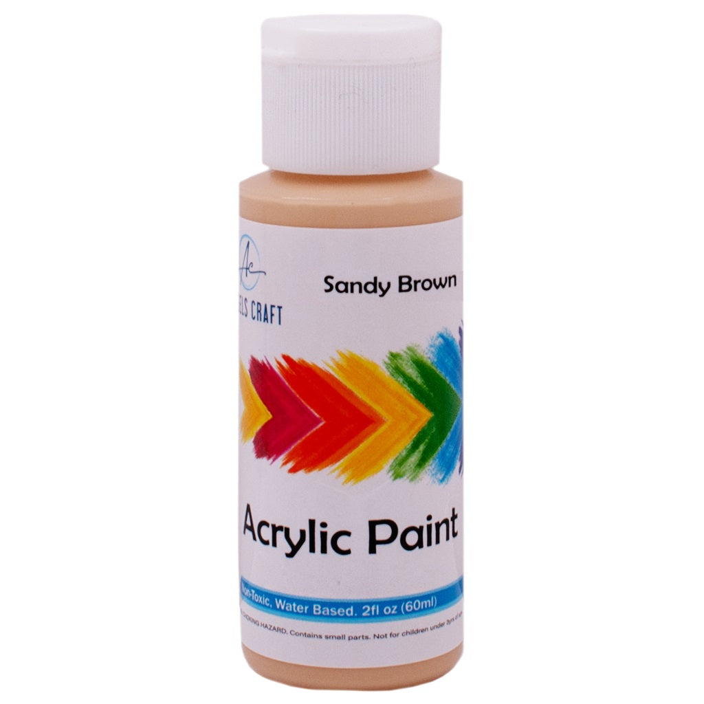 Acrylic Paint, Sandy Brown, 2fl oz