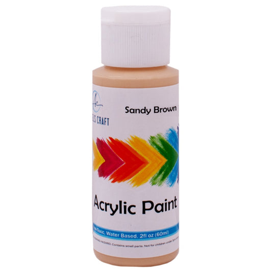 Acrylic Paint, Sandy Brown, 2fl oz