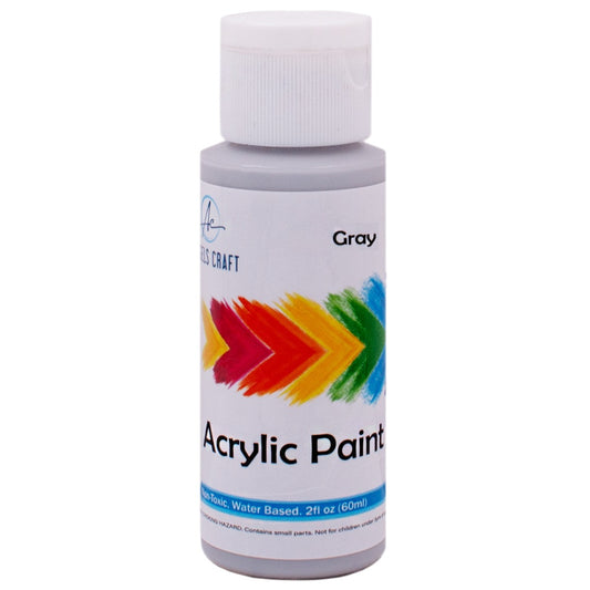 Acrylic Paint, Grey, 2fl oz