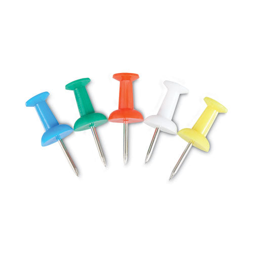 Assorted Color Push Pins (100/Pack)