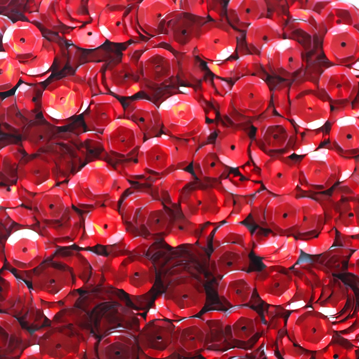 Sequins 8mm 200/Pkg Red