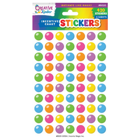 Colorful Gumball Stickers