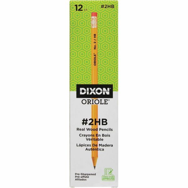 Dixon Oriole Presharpened Pencil #2 Lead Dozen