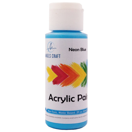 Acrylic Paint, Neon Blue, 2fl oz