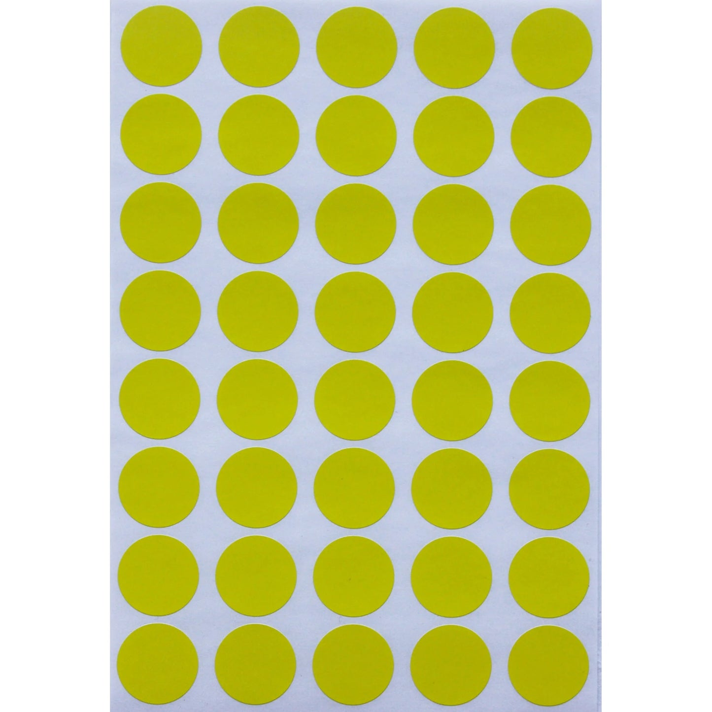 3/4" Coding Stickers Yellow 32-Sheets