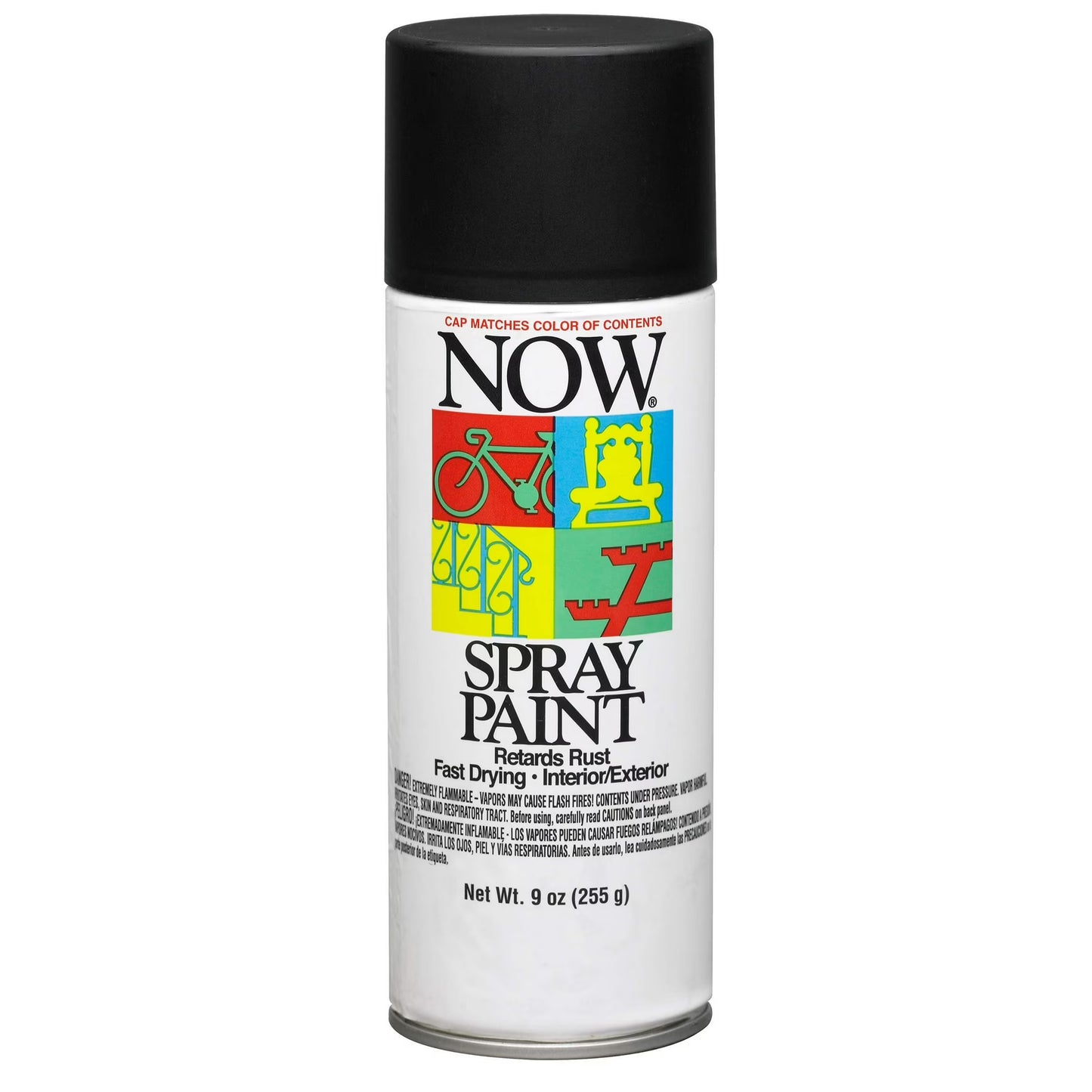 Krylon now Spray Paint 9oz Gloss, Iron Black